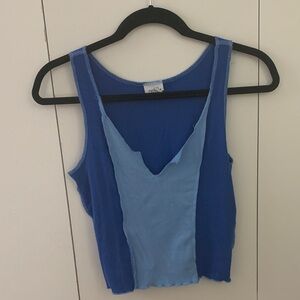 Rue21 color block stitch detail tank top